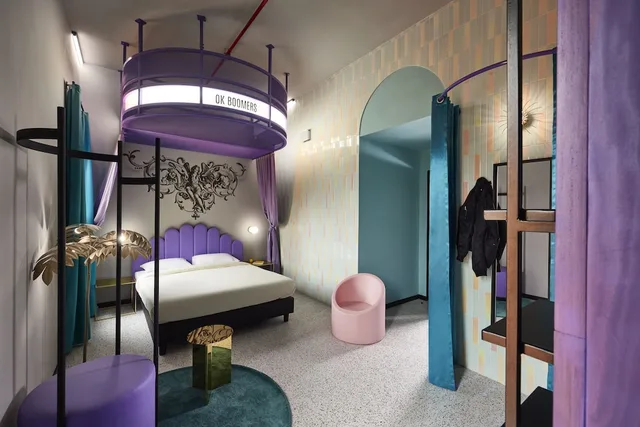 Family, 1 Double and 2 Bunk Beds, Terrace، Jo&Joe Roma 3/3