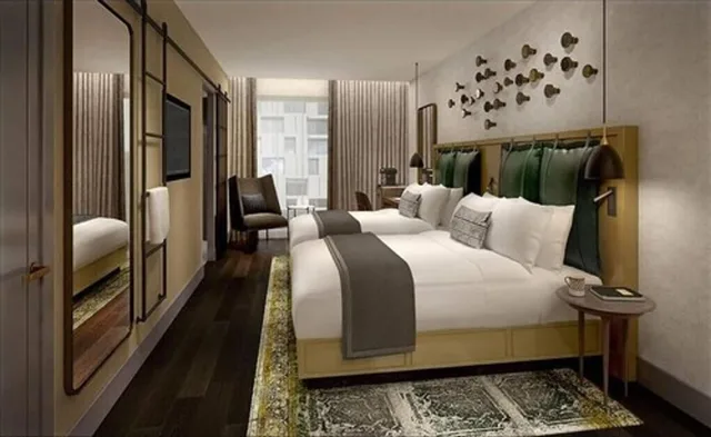 غرفة ديلوكس بسريرين مزدوجين، Clayton Hotel City of London 3/6