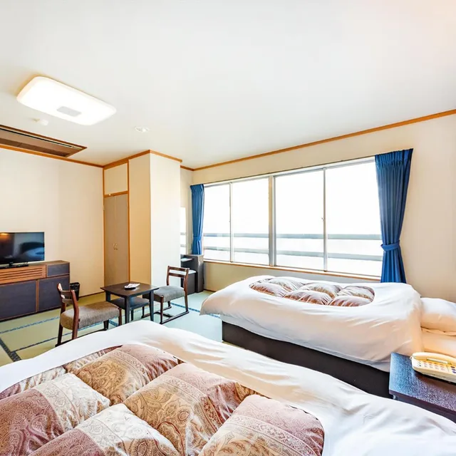 غرفة بسرير فردي بإطلالة على المدينة، Umino hotel Hajime 3/3