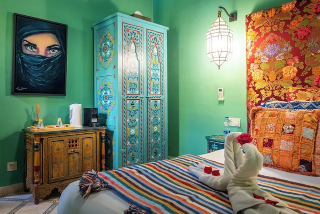 غرفة سوبيريور بسريرين منفصلين، Riad Dar Khmissa 6/8