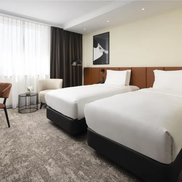 غرفة مفردة، Hilton Duesseldorf 22/28