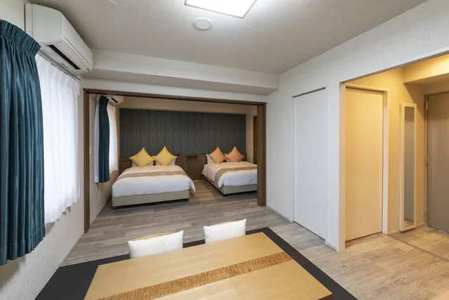غرفة ديلوكس بسريرين مزدوجين، Sarasa Hotel Dotonbori 2/4