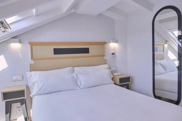 غرفة بسرير مزدوج بإطلالة على المدينة، Hotel Praza Quintana 2/10