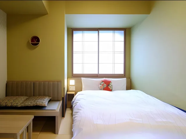 غرفة قياسية بسرير مزدوج، Onyado NONO Osaka Yodoyabashi Natural Hotsprings 2/2