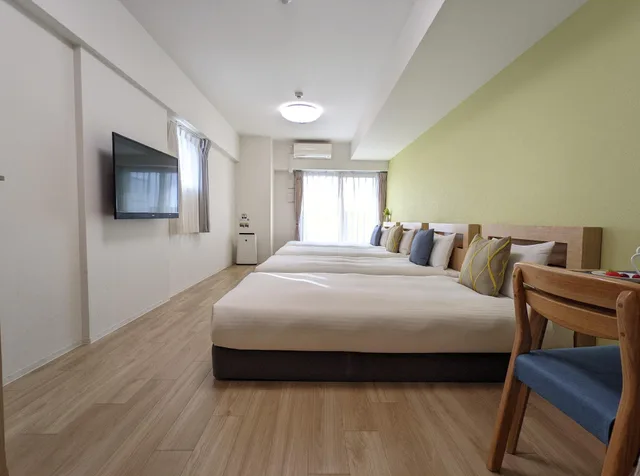 Room, Single, 4 Beds, Night View, High Floor, ESLEAD HOTEL Namba South III 1/1