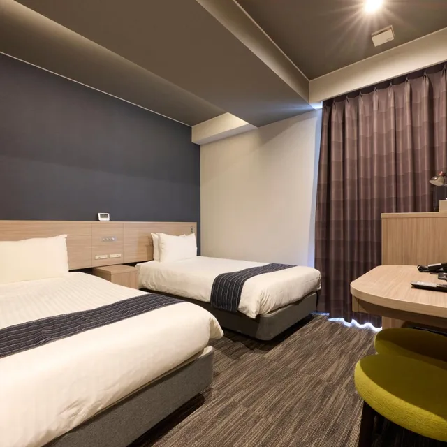 غرفة قياسية مفردة بسريرين منفصلين، Shizutetsu Hotel Prezio Hakata-Ekimae 2/5