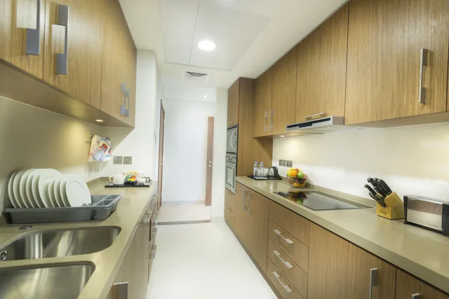غرفة بسريرين مزدوجين بغرفتي نوم، Aparthotel Adagio Abu Dhabi Al Bustan 10/10