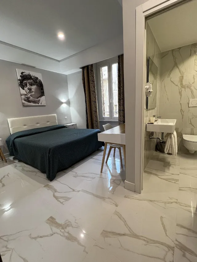 غرفة بسريرين، Hotel Garda Roma 1/1
