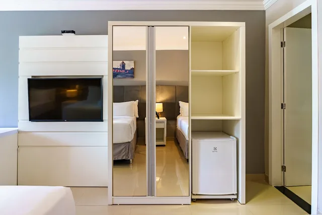 غرفة رباعية بسرير مزدوج وسريرين منفصلين، Pousada Apple House Paraty 8/8