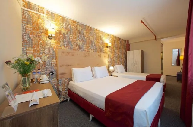 غرفة عائلية بسرير كوين وسرير فردي، Galata Greenland Hotel 4/7