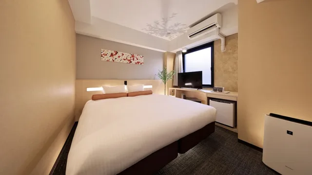 غرفة بسرير مزدوج، Shinsaibashi-Higashi Crystal Hotel 2/6
