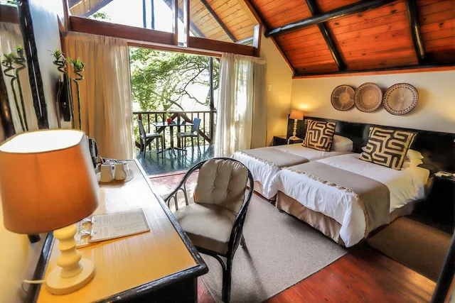 Superior, Double Bed, Rock View، Mantenga Lodge 8/10