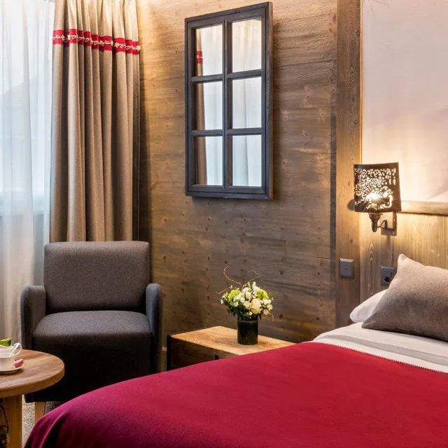 غرفة متصلة بسرير مزدوج، Hotel Edelweiss 6/9