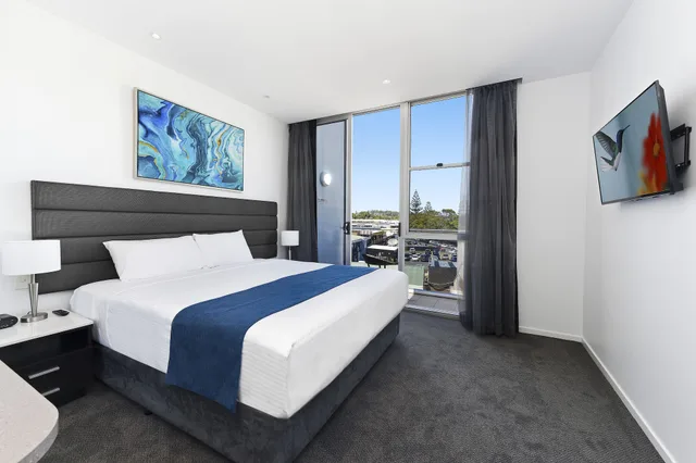 شقة بسرير كوين بغرفة نوم واحدة، Mantra Quayside Port Macquarie 2/5