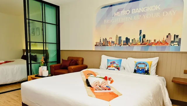 جناح جونيور بسريرين مزدوجين بغرفتي نوم، Metro Hotel Phahonyothin 35 2/9