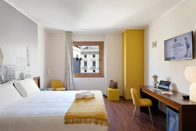 غرفة قياسية بسرير مزدوج بإطلالة على المدينة، B&B Hotel Palermo Quattro Canti 1/4