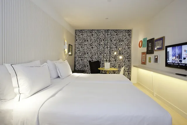 غرفة اقتصادية بسريرين منفصلين، Vincci Bit Hotel 1/5
