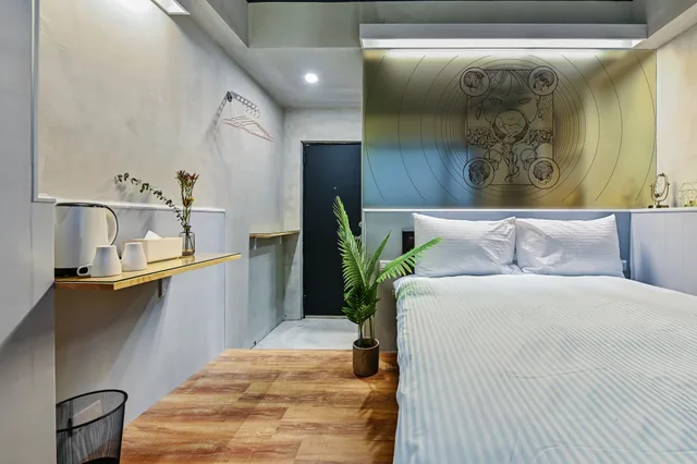غرفة سوبيريور بسرير مزدوج بإطلالة على الجبل، H& Jiufen The Ocean Theory BnB 5/7