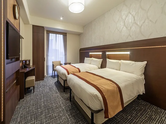 غرفة سوبيريور بسريرين منفصلين في طابق مرتفع، Hotel Monterey Fukuoka 1/2