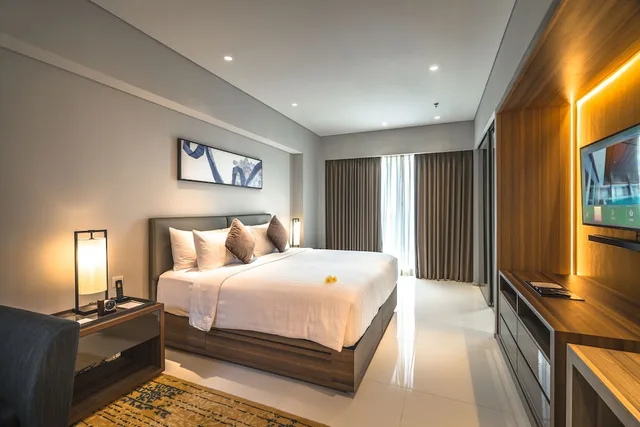 استوديو ديلوكس بسريرين منفصلين، Oakwood Hotel And Residence Surabaya 1/5
