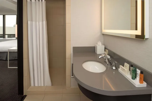 جناح استوديو بسرير كينج مع أريكة، Hilton Portland Downtown 2/2