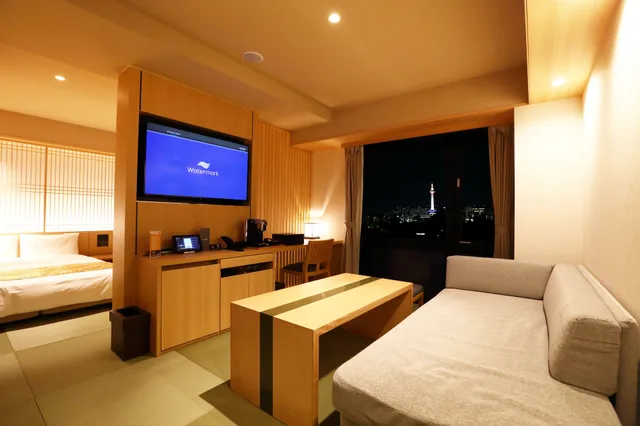 جناح بسريرين مزدوجين مع أريكة، Henn na Hotel Premier Kyoto Gojo Karasuma 6/9