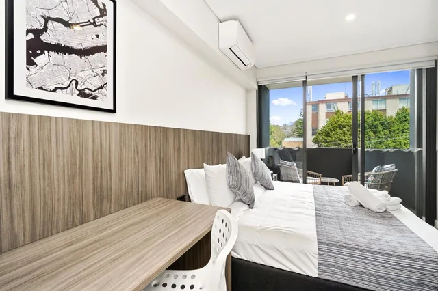 شقة استوديو سوبيريور بسرير كوين، Coogee Studio Apartments 2/7