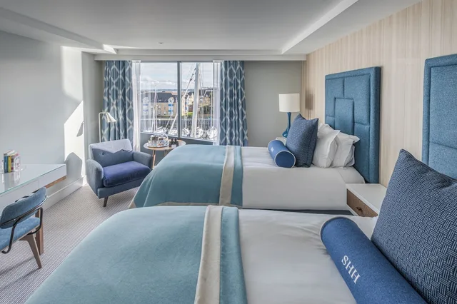 غرفة بسريرين منفصلين، Southampton Harbour Hotel 2/5