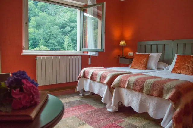 غرفة بسرير مزدوج أو سريرين منفصلين، Hotel Alto Sella 5/10