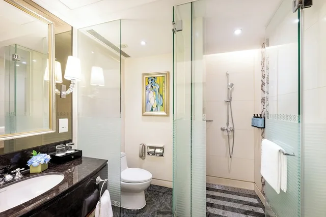 غرفة فاخرة بسريرين منفصلين بإطلالة على النهر، Sofitel Macau at Ponte 16 5/8
