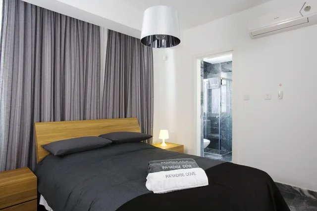 2 Bedrooms, Aqua, Villa, Double and Twin Beds، Paradise Cove Luxurious Beach Villas 1/2