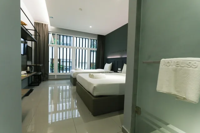 غرفة ديلوكس عائلية بسرير كوين وسرير فردي، Hotel 99 Sri Petaling @ Bukit Jalil 7/10