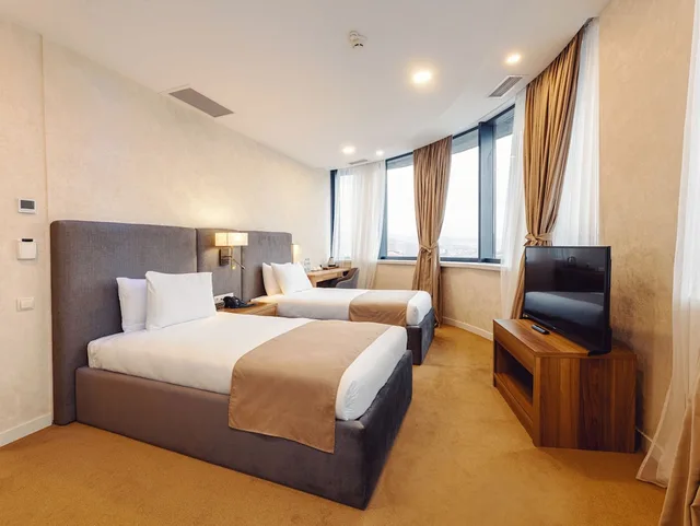 غرفة ديلوكس بسريرين منفصلين، Meta Business Hotel 1/3