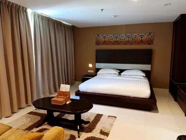 غرفة عائلية بإطلالة على المدينة، Kinabalu Daya Hotel 3/6