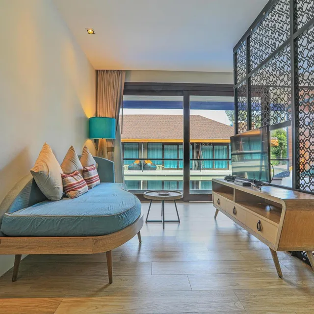 غرفة ديلوكس بسرير مزدوج بإطلالة على المسبح، Akira Lipe Resort 3/8