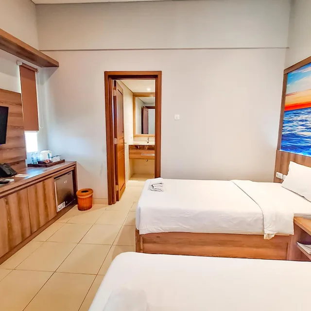 استوديو بسرير فردي، Sekuro Village Beach Resort Jepara 1/4