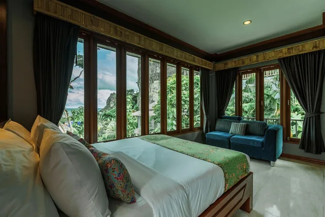 Family, King and Queen Bed, Lateral Side Sea View، Railay Phutawan Resort 4/9