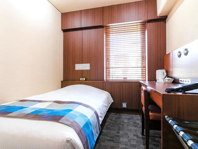 Room, Semi Double Bed, Smoking, Central Hotel Okayama 2/3