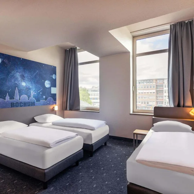 غرفة ثلاثية، B&B Hotel Bochum Hbf - Nord 1/8
