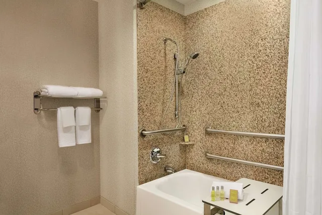 غرفة بسريرين مزدوجين بحوض استحمام لذوي الإعاقة، Doubletree By Hilton Atlanta Northlake 5/5
