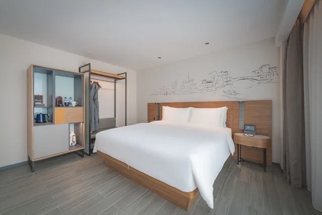 غرفة ديلوكس بسريرين منفصلين بغرفة نوم واحدة، UrCove by Hyatt Nanjing Downtown 5/10