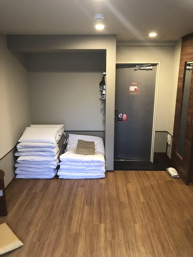 غرفة قياسية ثلاثية بفرشتي فوتون، Hotel Meldia Osaka Higobashi 4/10