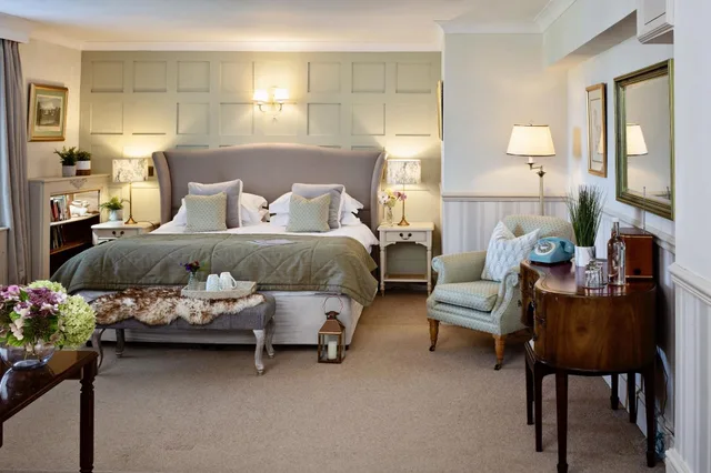 غرفة ديلوكس بسرير مزدوج، Burleigh Court Cotswolds 7/10