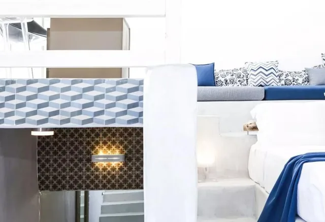 Interior, Honeymoon, Suite, Double Bed, Sea View, Plunge Pool، Pylaia Boutique Hotel 4/5