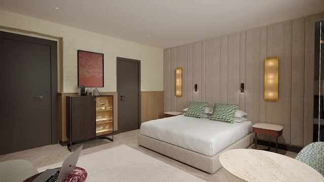 Executive, Triple, King Bed, Sofa, Circle 6 Rome Hotel 3/8