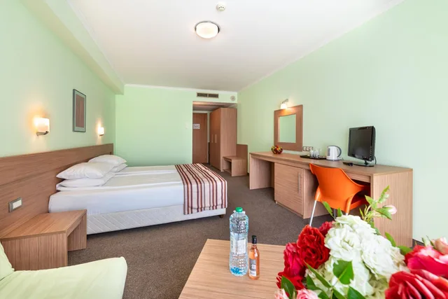 غرفة كبيرة بسرير مزدوج أو سريرين منفصلين، Jeravi Hotel 6/10