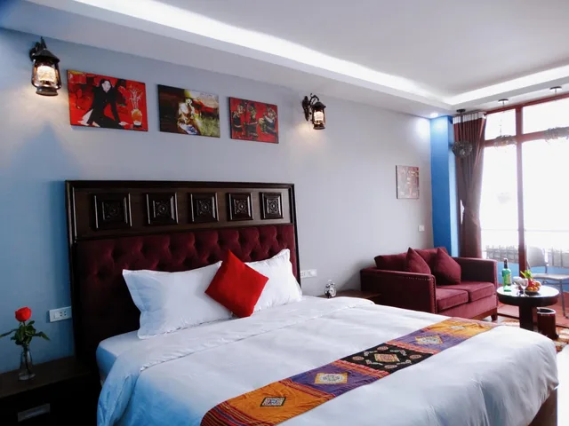 غرفة ديلوكس بسرير كينج، Sapa Hills Hotel 1/4