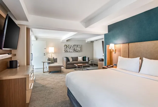 غرفة بريميوم بسرير كينج مع أريكة، Courtyard by Marriott Oxnard/Ventura 1/3