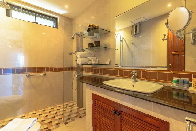 شقة بسرير كوين بإطلالة على البحر بغرفة نوم واحدة، Kamala Beach Estate 7/7