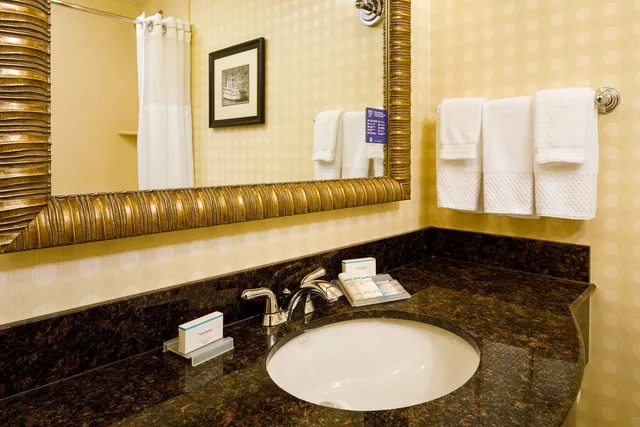 جناح بسرير كينج بغرفة نوم واحدة مع أريكة، Hilton Garden Inn Cincinnati Blue Ash 4/4
